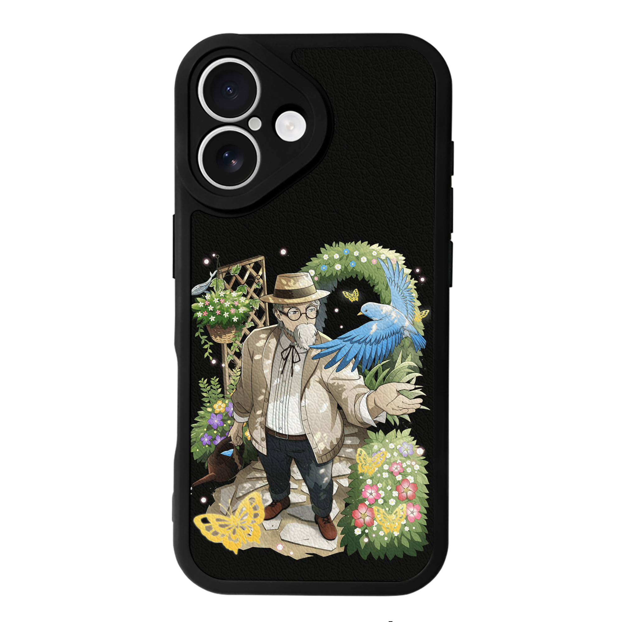 （画像用） 文豪ストレイドッグス Bungo Stray Dogs 【iPhone 16シリーズ対応】シリコンスマホケース（レザー調） 材質：シリコン